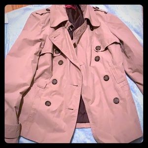 Camel trench coat